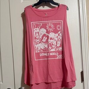 Disney World Friends Pink Tank Top